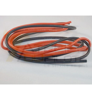 Câble silicone 14 AWG (R + N)