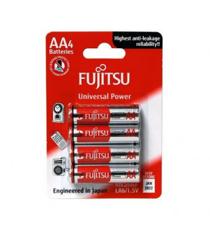 FUJITSU Pile 1.5V LR06 AA Alcalines x4 PAFLR06B4