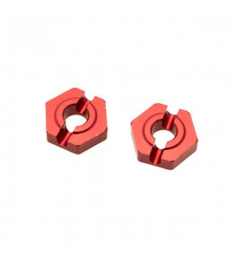 HOBBYTECH Hexagone de roue avant alu clavette 2mm REV-BX014