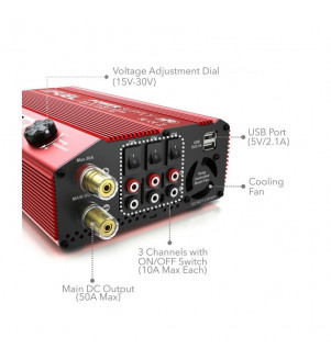 Alimentation stabilisée 50A 1200W à  tension réglable