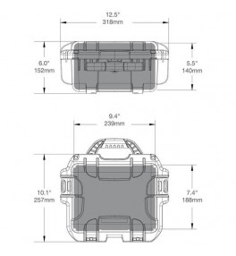 NANUK valise radio étanche jaune N905