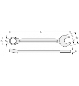 PROXXON SlimLine Clés mixtes 12 pièces 23820