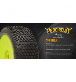 PROCIRCUIT Pneus Sprinter P2 Soft non montés (x4) PCT1011-P2