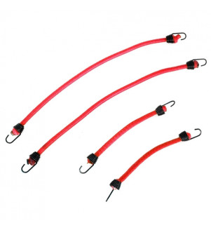 HOBBYTECH  Tendeurs élastiques x4pcs rouge HT-SU1801025