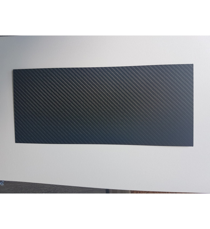 Plaque En Fibre De Carbone (CFK) 2,5mm - Environ 150x100mm - Tissu Sergé, Made In Germany