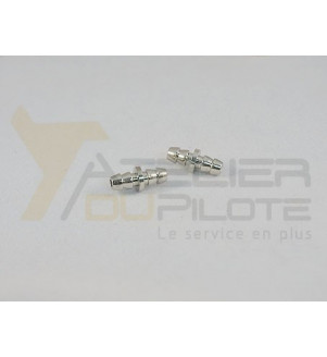 Coupleur durite 3mm (2 pces)