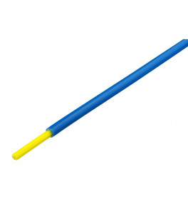 Gaine souple jaune bleu 1 metre