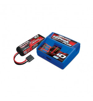 TRAXXAS Chargeur EZ-Peak Plus 2970G + 1x Lipo 11.1V 4000mAh 2849X