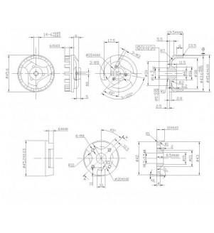 PROTRONIK moteur DM3625 800kv