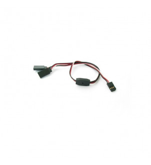 KONECT Rallonge Y prise Futaba 30cm 22AWG KN-130561