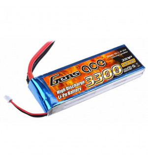 GENS ACE batterie lipo 2s 25C 3300mah 7.4V B-25C-3300-2S1P
