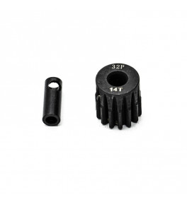 KONECT Pignon moteur 32DP 15 dents dia, 5mm + adaptateur 3,17mm KN-18