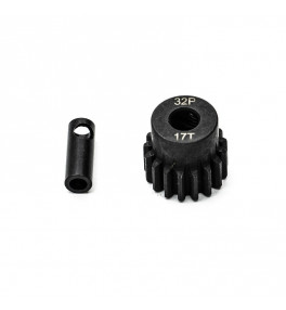 KONECT Pignon moteur 32DP 17 dents dia. 5mm + adaptateur 3.17mm KN-18