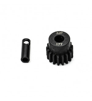 KONECT Pignon moteur 32DP 17 dents dia. 5mm + adaptateur 3.17mm KN-18