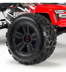 ARRMA KRATON 6S V5 4WD 1/8 BLX rouge Speed Monster Truck équipé Spekt