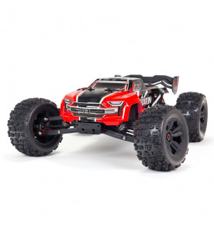 ARRMA KRATON 6S V5 4WD 1/8 BLX rouge Speed Monster Truck équipé Spekt