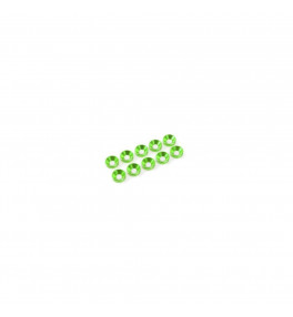 G-FORCE Rondelles cuvettes vertes (10pcs) M4 GF-0405-041