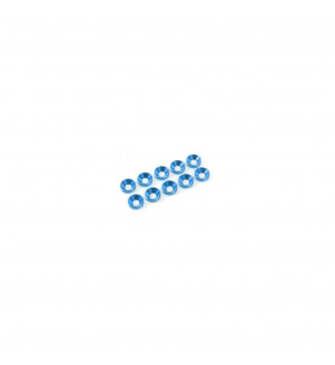 G-FORCE Rondelles cuvettes bleues (10pcs) M4 GF-0405-044