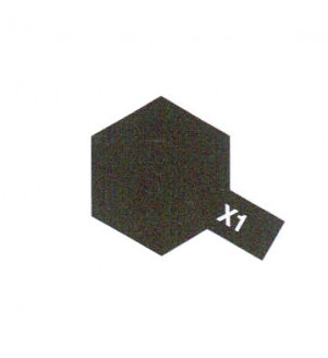 TAMIYA X1 noir brillant pot de 10ml