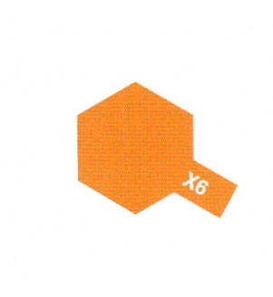 TAMIYA X6 Orange Brillant Pot De 10ml
