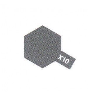 TAMIYA X10 Gris Acier Brillant Pot De 10ml