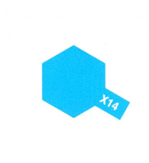 TAMIYA X14 Bleu Ciel Brillant Pot de 10cl