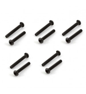 ARRMA Vis tête bombée M3x20mm (10 pcs) AR721320