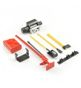 FASTRAX Kit outils déco crawler (6 pcs) FAST2333