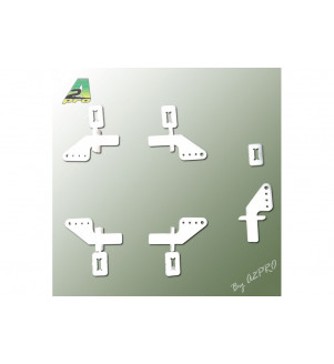 A2PRO Guignols profilés 19mm + clips (5pcs) S0446549