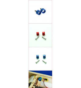 SECRAFT Ecrous d'aile M4 / Wing Bolts (vis ALU)