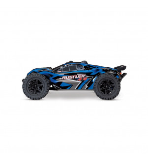 TRAXXAS Rustler 4x4 Brushed Stadium Truck RTR 67064-1-BLUE