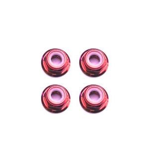 FASTRAX Ecrous M3 Alu ROUGE (4pcs) FTM3RF