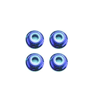 FASTRAX Ecrous M3 Alu BLEU (4pcs) FTM3BF