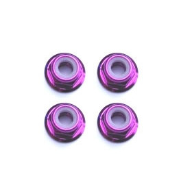 FASTRAX Ecrous M3 Alu VIOLET (4pcs) FTM3PF