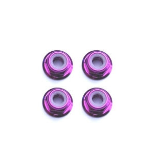 FASTRAX Ecrous M3 Alu VIOLET (4pcs) FTM3PF