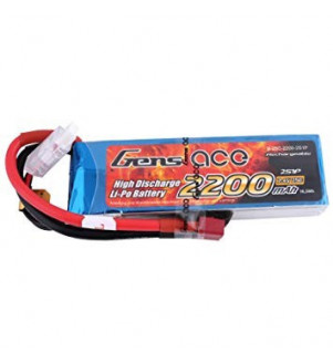 GENS ACE Batterie Lipo 2S 7,4V 2200mAh 30C GE1-2200-2D