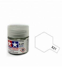 TAMIYA X-21 Flat base  Pot De10ml