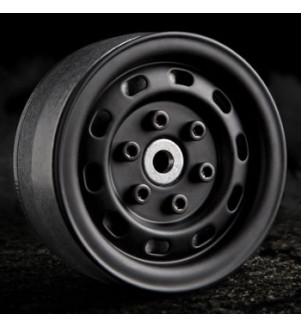 G-MADE 1.9 SR02 Beadlock wheels black matt x2 GM70174