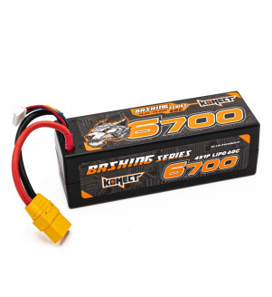 KONECT Batterie Lipo 4S 14.8V 6700mAh 60C BASHING series KN-LP4S6700B